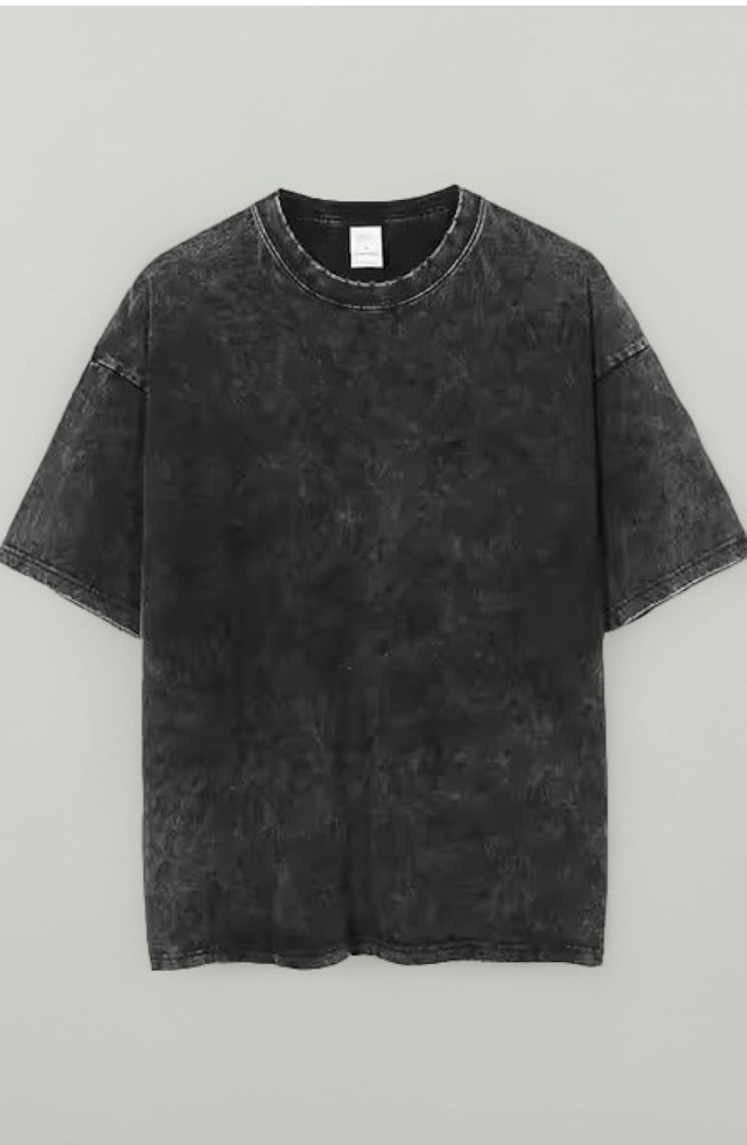 Grey Drop Shoulder T-Shirt for Men | Oversized Casual Streetwear Tee