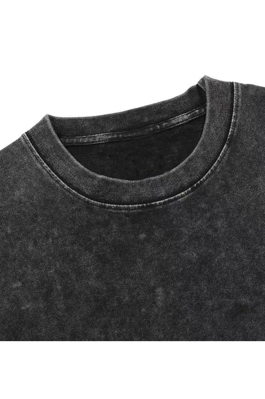 Grey Drop Shoulder T-Shirt for Men | Oversized Casual Streetwear Tee