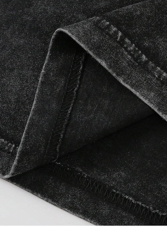 Grey Drop Shoulder T-Shirt for Men | Oversized Casual Streetwear Tee