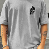 Men’s Light Grey T-Shirt | Premium Cotton Casual Tee