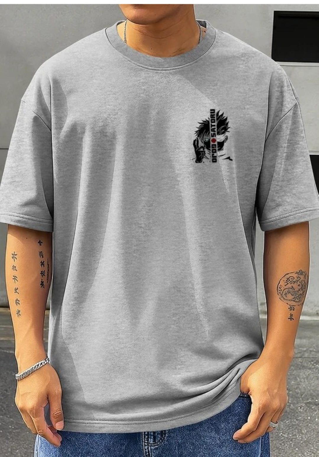 Men’s Light Grey T-Shirt | Premium Cotton Casual Tee